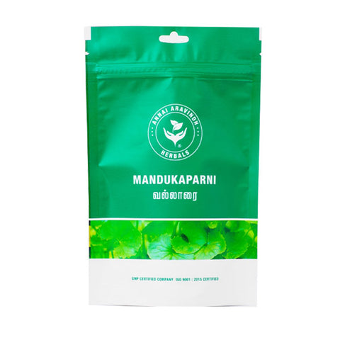 Vallarai / Indian Pennywort / Saraswati aku /  Kutakan / Bhrami soppu / Mandukaparni / Brahmi / Centella asiatica Powder