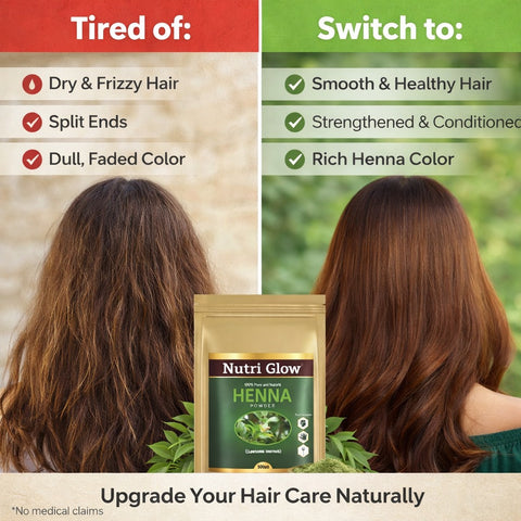 Nutri Glow Organic Henna Powder