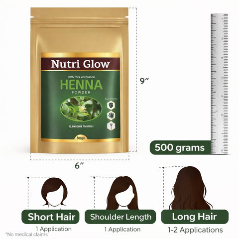 Nutri Glow Organic Henna Powder