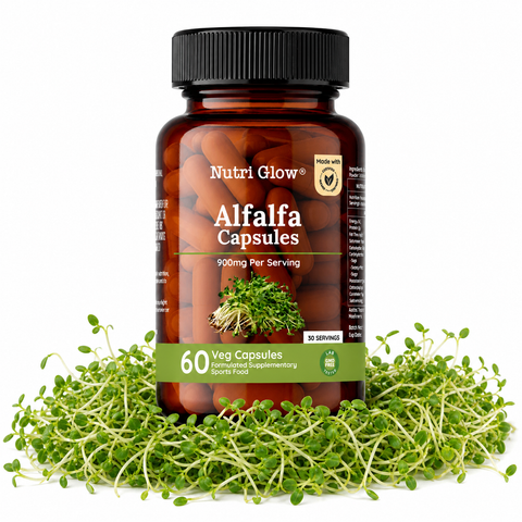 Nutri Glow Alfalfa Capsules - 60 Capsules