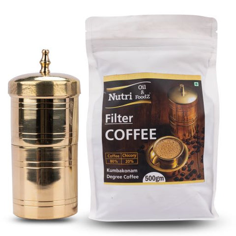 Traditional Coffee Filter - Large Brass