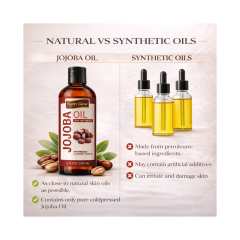 Organic Jojoba Oil for Balancing Oily Skin and Revitalizing Hair - 200ml
