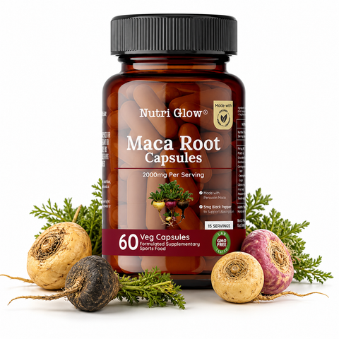 Nutri Glow Maca Root Capsules - 60 Capsules