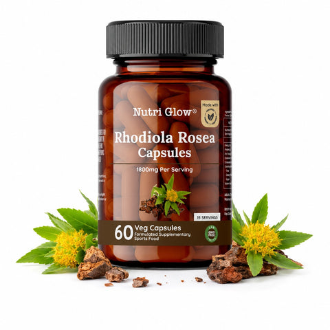 Nutri Glow Rhodiola Rosea Capsules - 60 Capsules