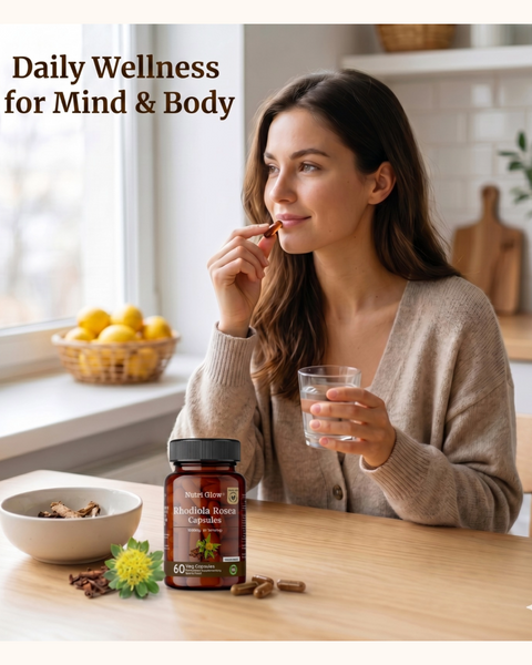 Nutri Glow Rhodiola Rosea Capsules - 60 Capsules