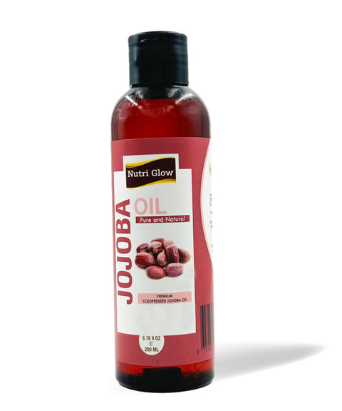 Organic Jojoba Oil for Balancing Oily Skin and Revitalizing Hair - 200ml